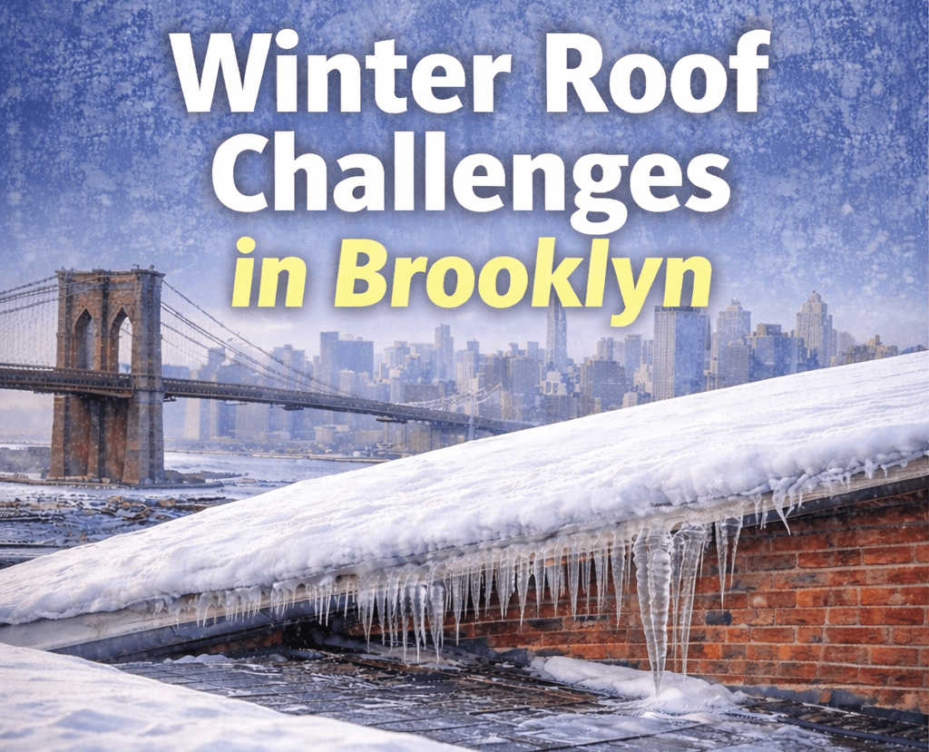 Cover image for blog post: Winter Roof Challenges in Brooklyn | SAS Roofing & Waterproofing