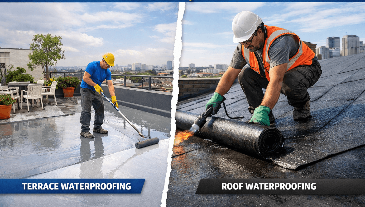 Cover image for blog post: Terrace Waterproofing vs Roof Waterproofing – What’s the Difference?