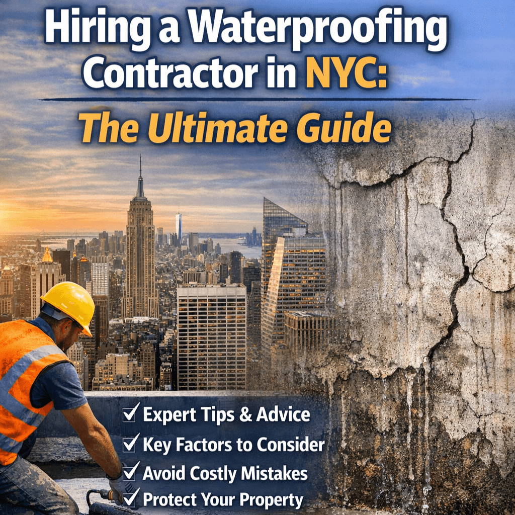 Cover image for blog post: How to Choose the Right Waterproofing Contractor in NYC | SAS Roofing & Waterproofing